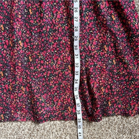 Hutch Pink Floral V-Neck Mini Dress 0X Valentine’s Day Spring - Picture 7 of 8